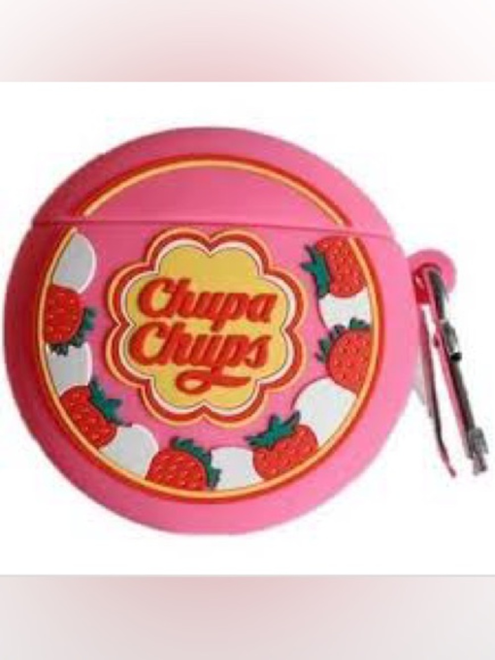 Chupa Chups Pink Strawberry-Themed Phone Case